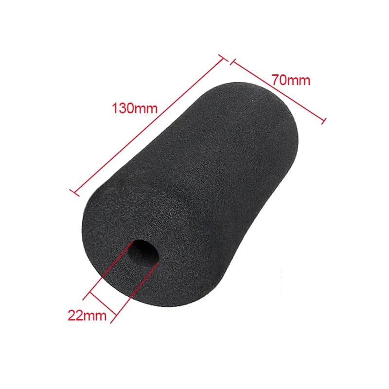2x Spare Shoe Grip Handle for Fitness Equipment for Spare Foam Roller Grip for Bench Handlebar for Supine Cavalry Machine