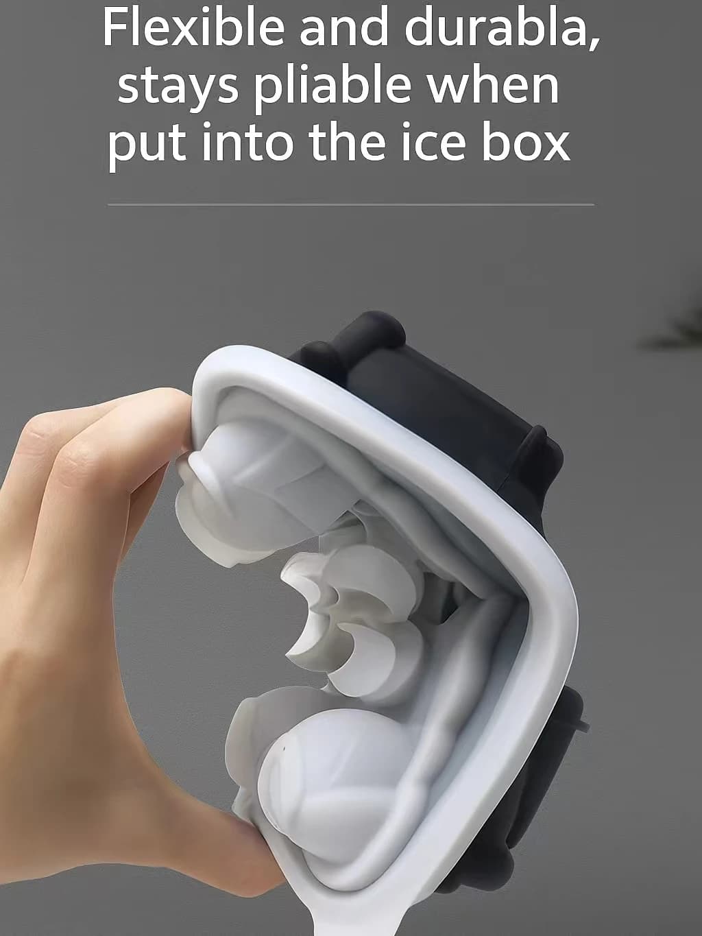 Stampo per vassoio di ghiaccio per gatti animali in silicone di vendita calda, sfera di ghiaccio per whisky, stampo per vassoio di ghiaccio per gattini in silicone creativo