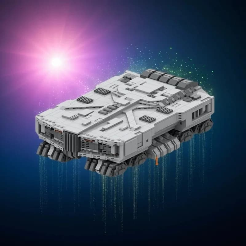 3002PCS MOC Space Exploration Dune Spice Harvester V2 Interior Model Custom Building Blocks DIY Assembly Display Gift Home Set