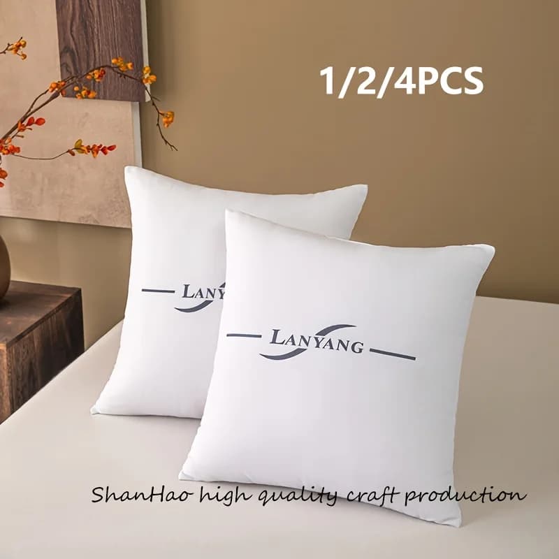 1/2/4PCS LANYANG printed cushion high rebound car bedroom outdoor multifunctional thick fabric comfortable star hotel pillow