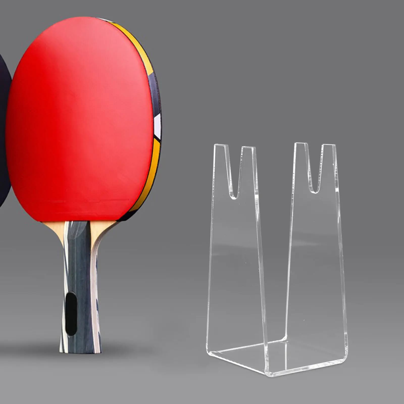 Ping Pong Raquette Transparent Display, Racket Organizer for Games Room, Bench, Garage, Shop Rack