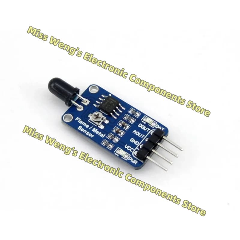 Sensore di fiamma, modulo di rilevamento sorgente antincendio, allarme fiamma, ricevitore a infrarossi compatibile con Arduino