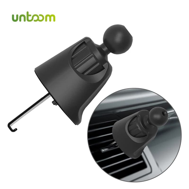 Untoom Clip per presa d'aria per auto testa a sfera da 17mm per presa d'aria per auto supporto per telefono supporto magnetico per auto accessori per staffa GPS per telefono cellulare