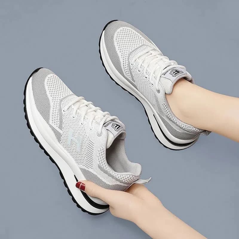 Scarpe da Corsa Donna Primavera Autunno Casual Traspiranti in Mesh Versione Migliorata 2025 Nuovo Stile con Ammortizzazione ad Aria Sneakers Sportive da Viaggio