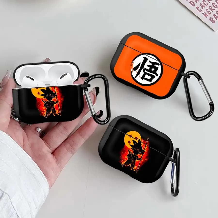 Custodia con logo Dragon Ball per Airpods 1 4 Pro3 Pro 3 2 Pro2