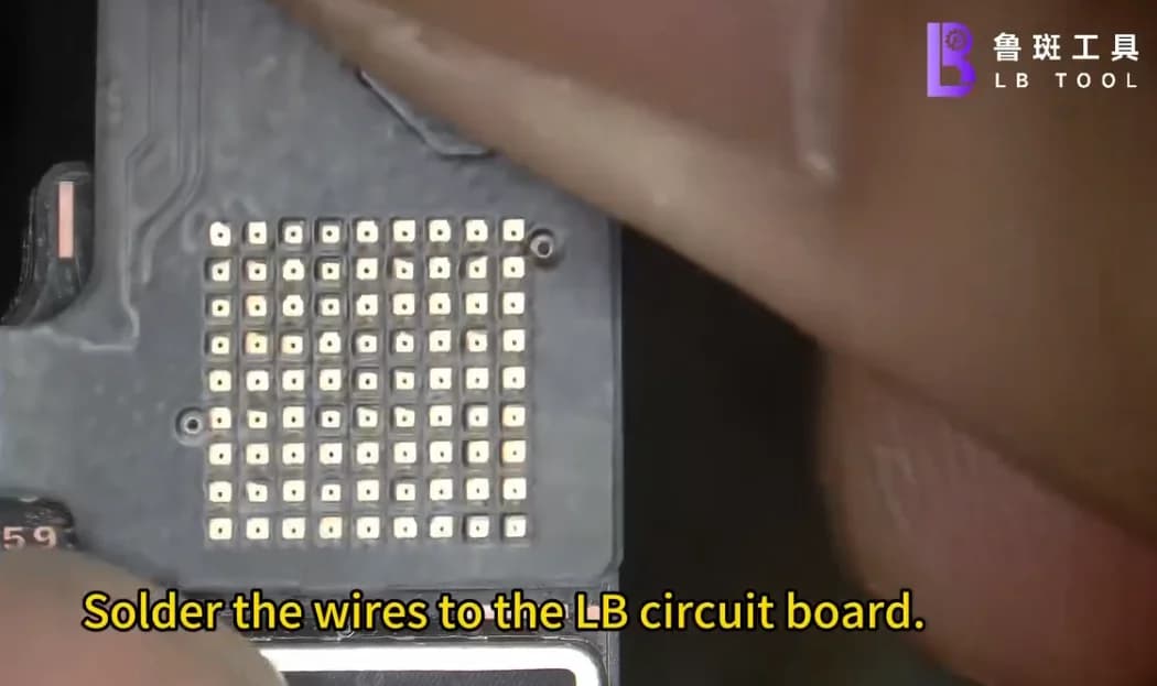 LUBAN 17PROMAX Segnale della scheda madre e strumento di riparazione cavo flessibile vuoto WiFi/Delaminazione del strato intermedio dell'antenna 17P