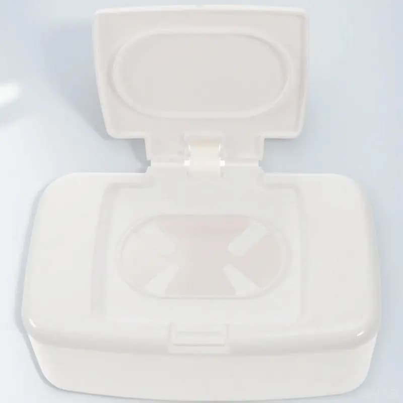 Dispenser Portable for Salviette with Pressure Box, Domestic Organizer Container, Salviette Travel Case, Rechargeable, for Car, Desk, Stroller