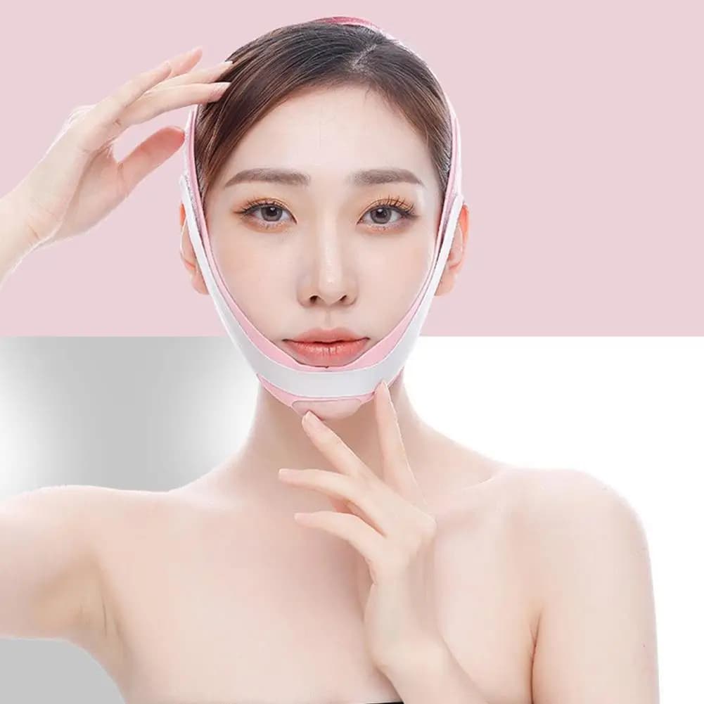 Sleep well for shaping face, double chin reducer, V-shaped slimming face mask, reusable beauty tool for lifting face