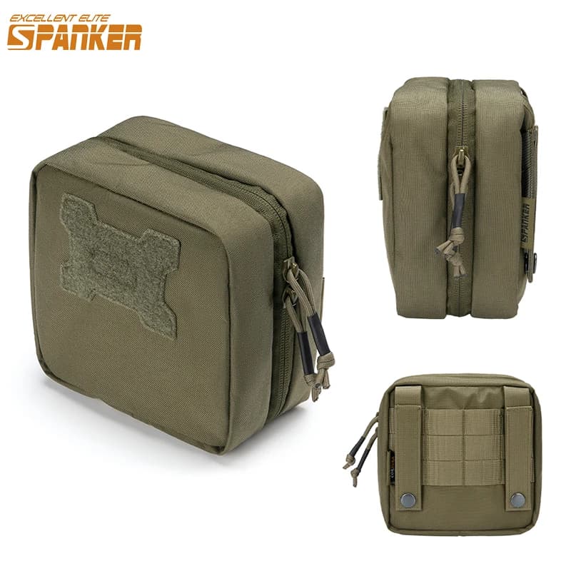 Tactical EDC Tool Bag Outdoor Molle First Aid Kit Pouch Utility Pouch Holder Waist Pack Travel Emergency Hiking Hunting Bag