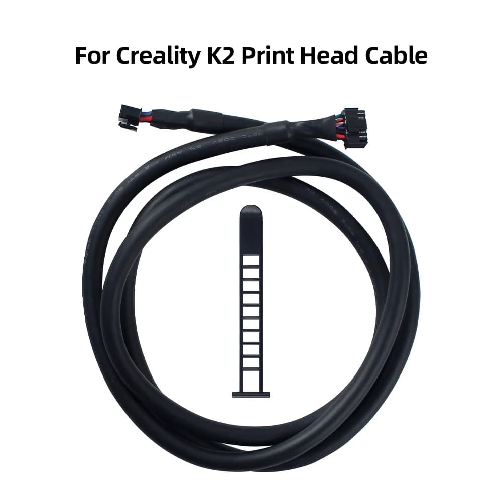Cavo per testina di stampa Creality K2, facile da installare, plug and play, 1 pezzo, ricambi per stampante 3D, cavo per testina di stampa K2 per stampante 3D