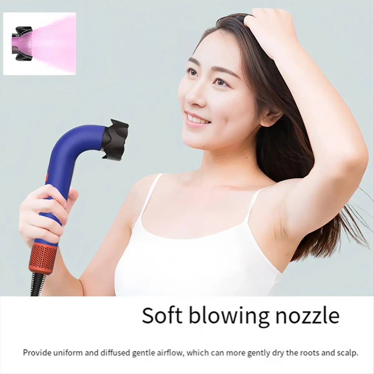 BaoBao- 1 Set for Dyson Supersonic R HD18 Hair dryer nozzle Soft diffusion Air flow Windproof nozzle accessories Fast drying