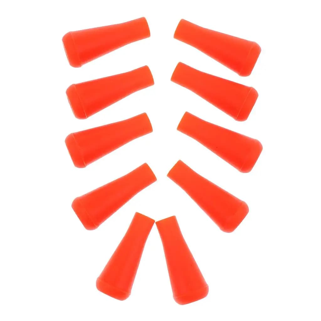 Safety Rubber Arrowhead Archery Tools Orange Arrow Tips for Target Archery and Kids Bow Set