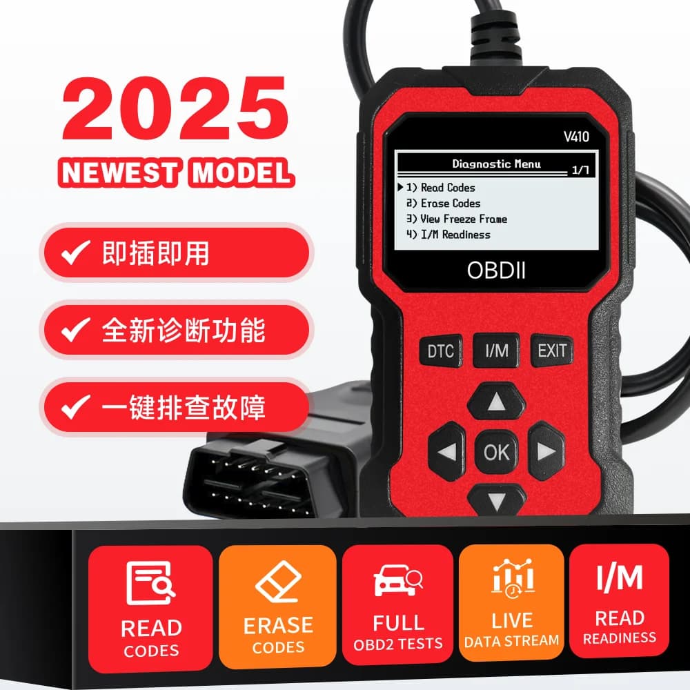 Improved Universal Obd Ii Scanner Auto Engine Failure Code Reader Can Scan Diagnostic, Read and Clear Error Codes for 1996