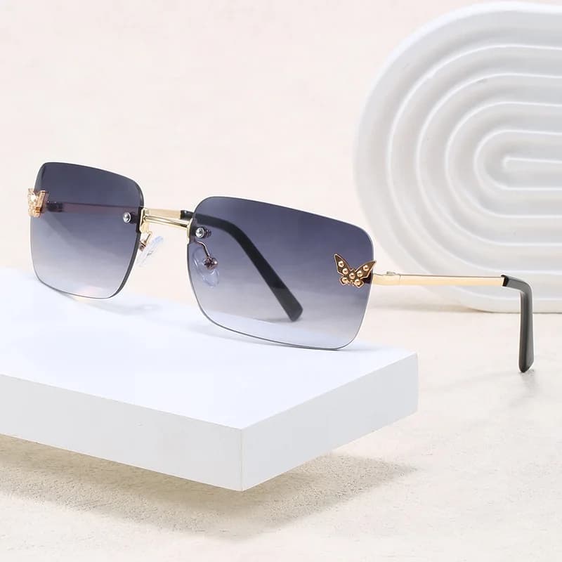 Occhiali da sole stile europeo americano da uomo forma rettangolare protezione UV occhiali da sole da donna guida occhiali da sole da viaggio donna
