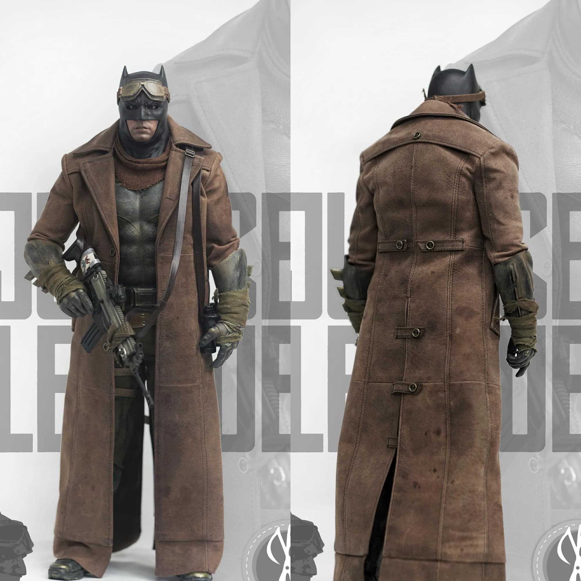 NBP STUDIO NB01 1/6 Bat Hero Cappotto Sciarpa Set Ben Affleck Vestiti Modello Misura 12 ''Action Figure Corpo per Hobby Collection