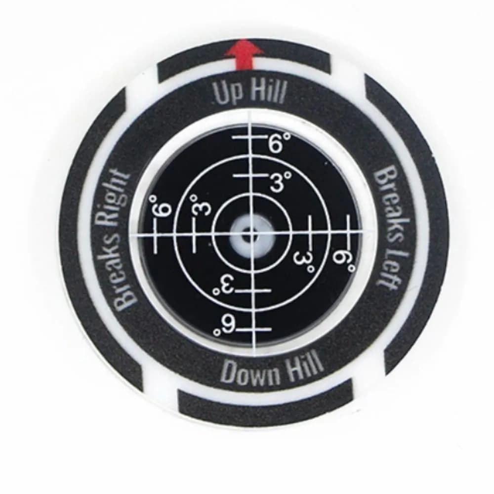 High Precision Golf Tools Leveler Ball Marker Training Tool Golf Slope Meter Versatile Design Clear&Transparent