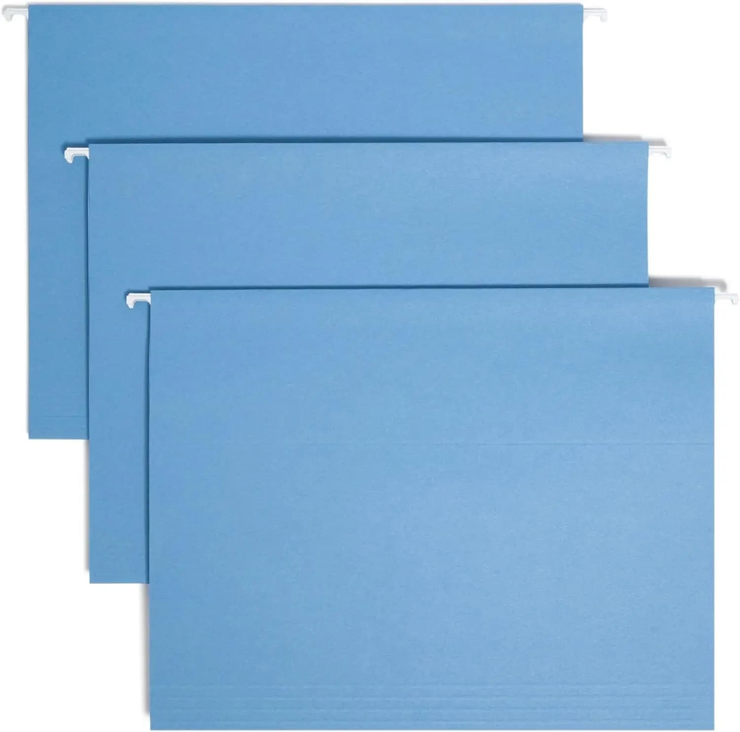 Cartelle portadocumenti standard, confezione da 25, blu, con linguette regolabili a 1/5 di taglio, formato Letter (64060)