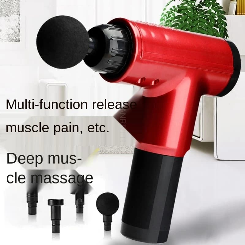 Strap gun massager muscle relax electric vertebra cervical shock diaphragm gun for exercises and fitness equipment