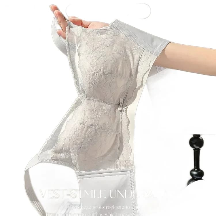 KUCLUT Wireless Bra Women's Summer Thin Style Small Chest Illusion Anti-Sagging Side Breast Collection Cotton Underwear