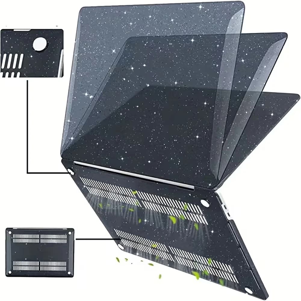 Custodia per laptop glitterata per Apple Macbook Air 13.3 Air 13 Pro 13.3 A1932 A2179 15.3 A2941 A3114 A1706 A1708 A1989 A2159 A2251 A2289
