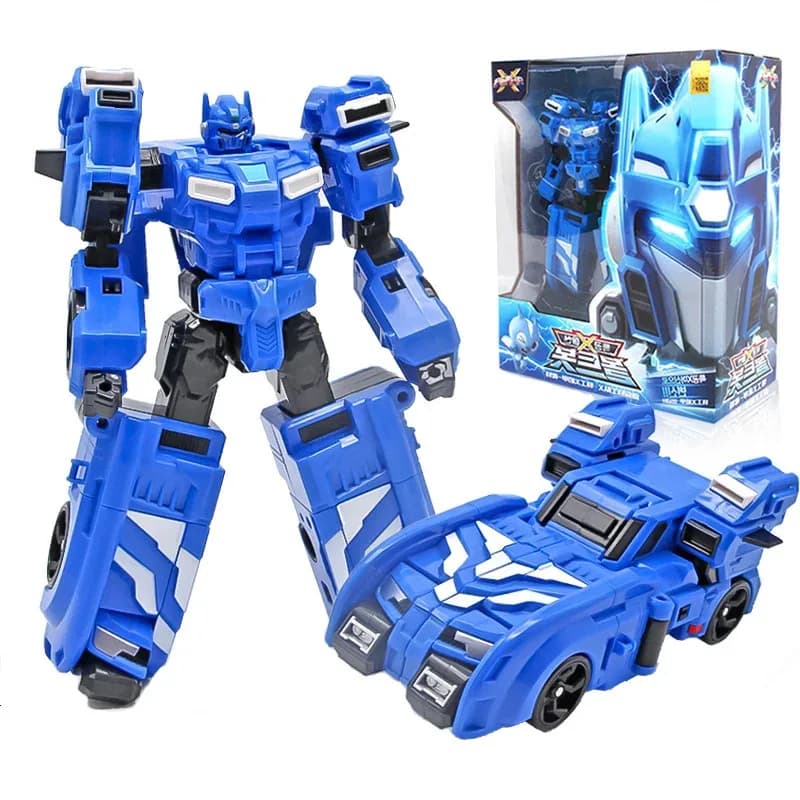 Mini trasformazione Action Figures Robot Toys Force X Simulazione Auto Agente di deformazione dell'aeroplano