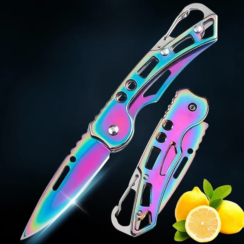 Stainless Steel Fruit Folding Knife, Non-slip Handle, Kitchen Accessories
