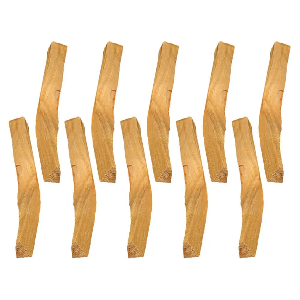 10 Bastoncini di Incenso Sacro in Legno, Bastoncini Naturali Puri per Purificazione di Casa, Ufficio, Camera da Letto, Sauna, Aromaterapia e Rilassamento
