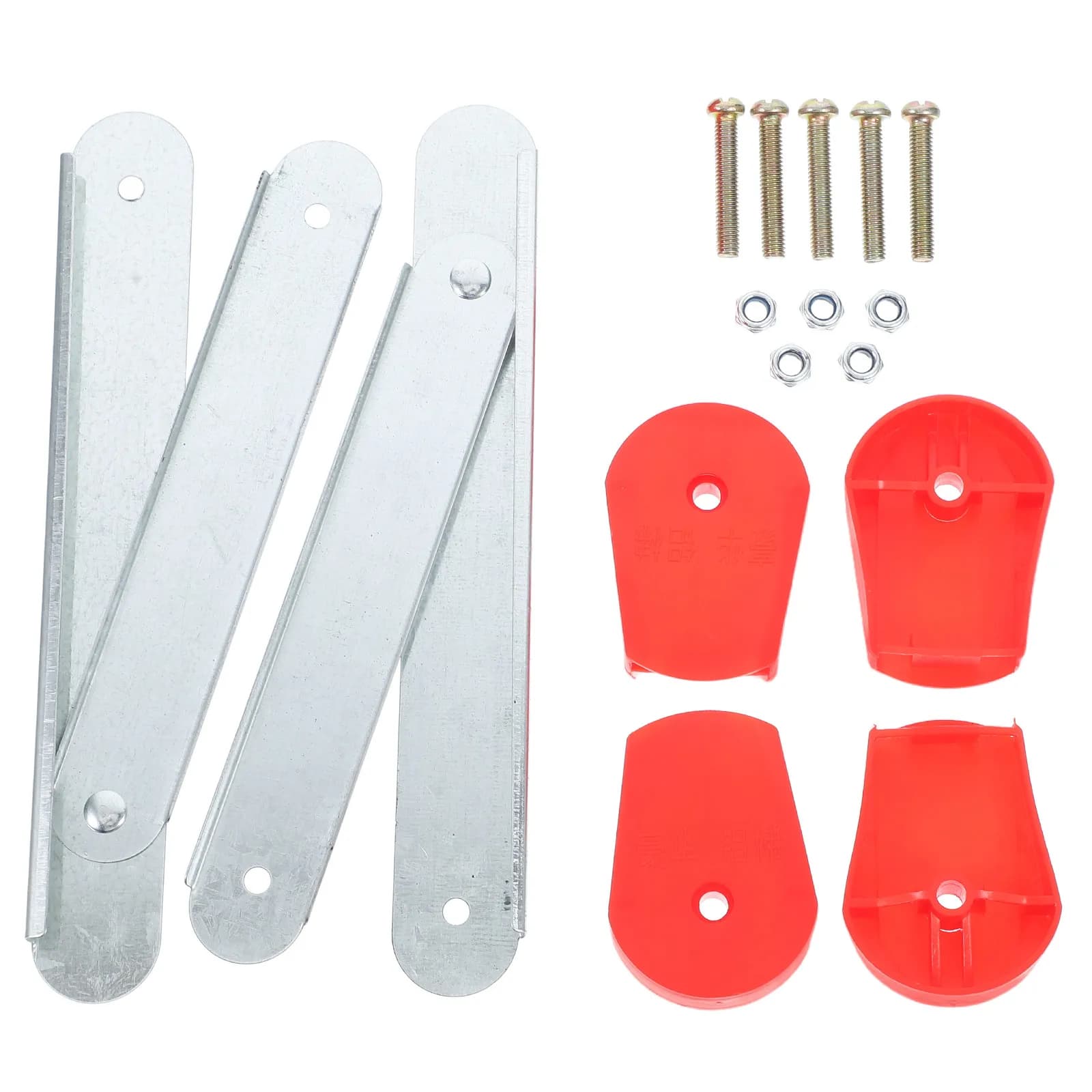1Pair Aluminum Alloy Ladder Hinge Replacement Heavy Duty Step Ladder Connector Pull Rod for Folding Attic Ladders Safety