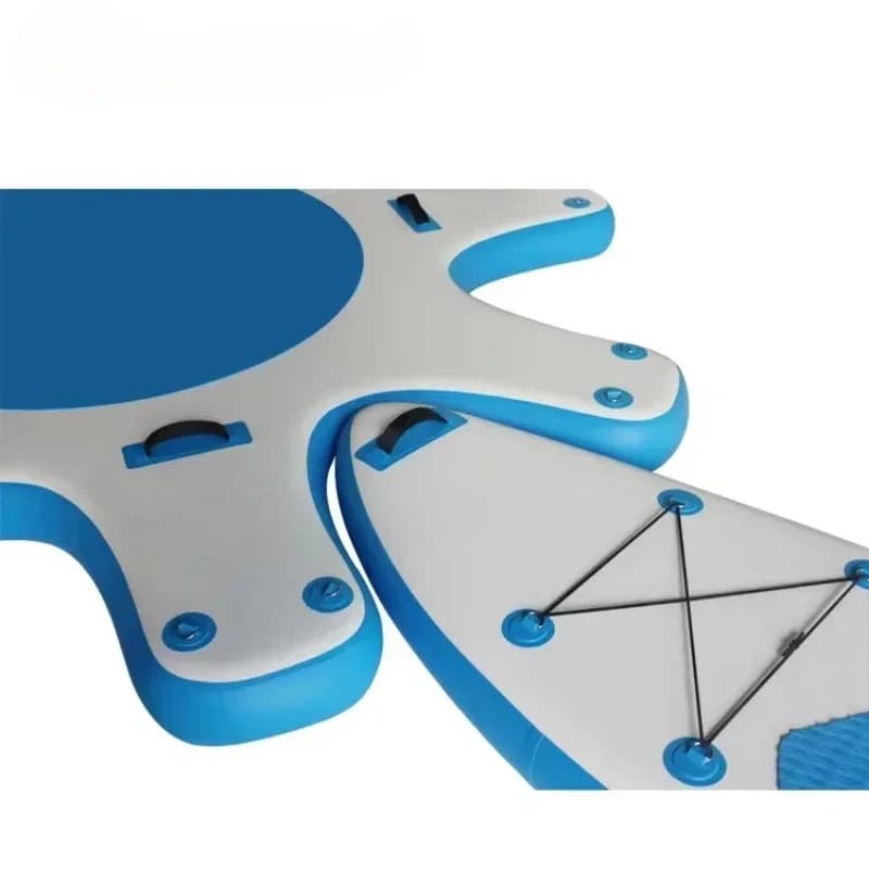 vendita diretta in fabbrica Docking station fitness Sup personalizzata Piattaforma dock yoga con paddle board gonfiabile Supboard Gioco per famiglie Yoga