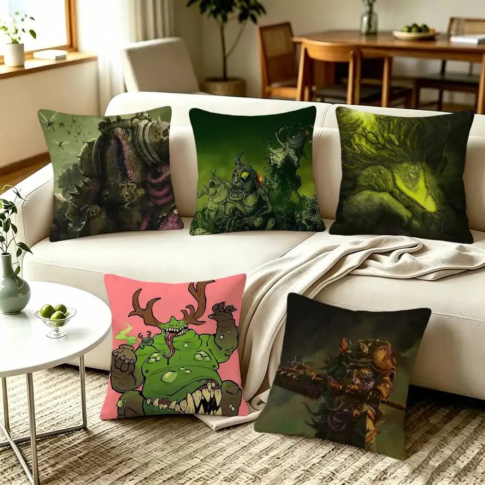 Nurgle Home Sofa Cushion Covers and Aecorative Custom Pillow Covers