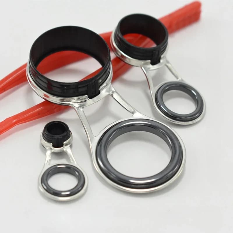 Guide ring for fishing rod Stainless steel guide ring Ceramic wire ring Fishing rod DIY accessories