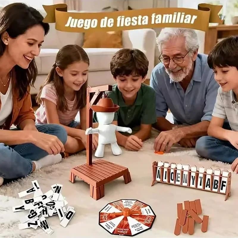 2026[HOT-Cowboy Giochi da tavolo magnetici Hangman Parola per indovinare il mistero | | Prima di Hank\allacci da appendere con bambola* e gioco da tavolo da viaggio]