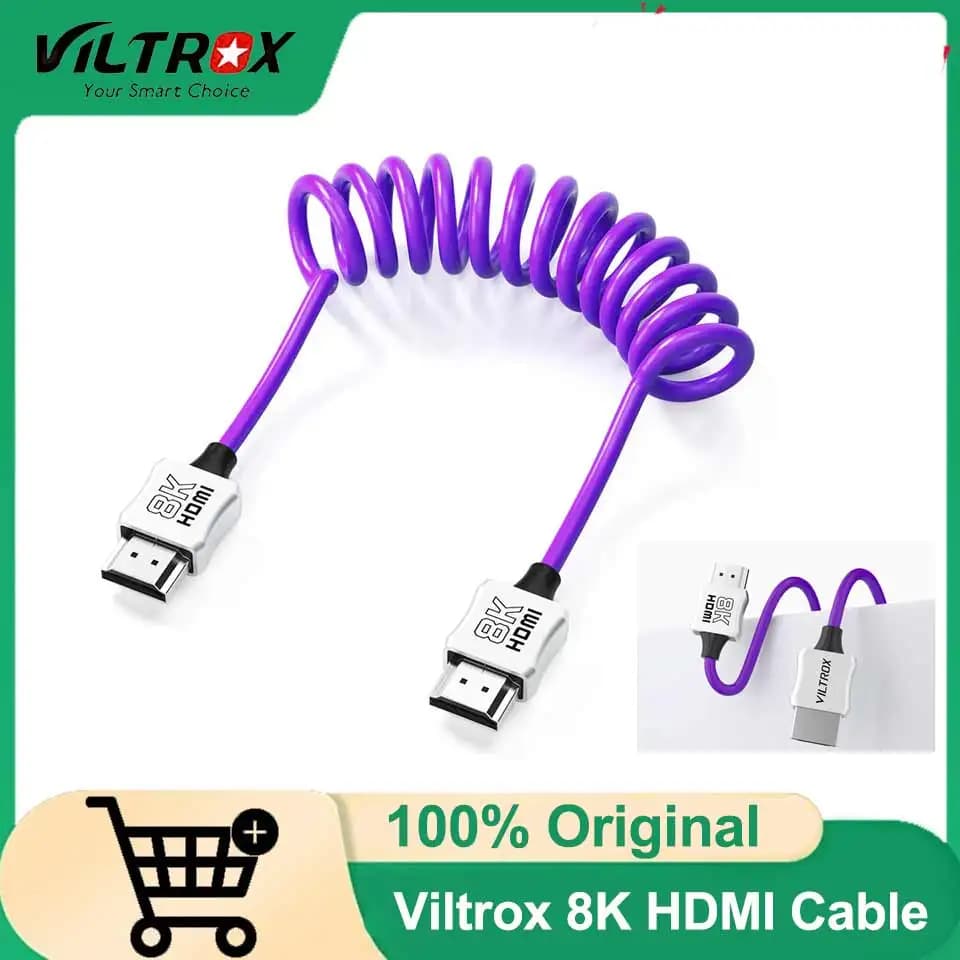 Cavo HDMI Viltrox 8K 2.1 48Gbps 60Hz Standard HDMI da A per fotocamera, monitor, TV HD, laptop, desktop, proiettore, PS4, PS5