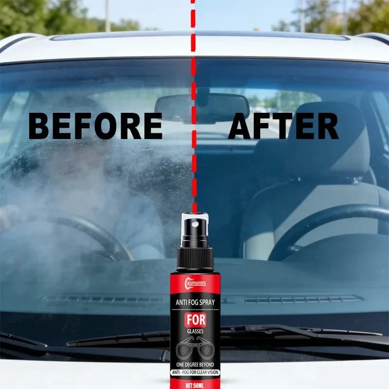 Spray Antiappannante Universale Fasilawei: Adatto per Occhiali, Fotocamere, Parabrezza e Specchi da Bagno