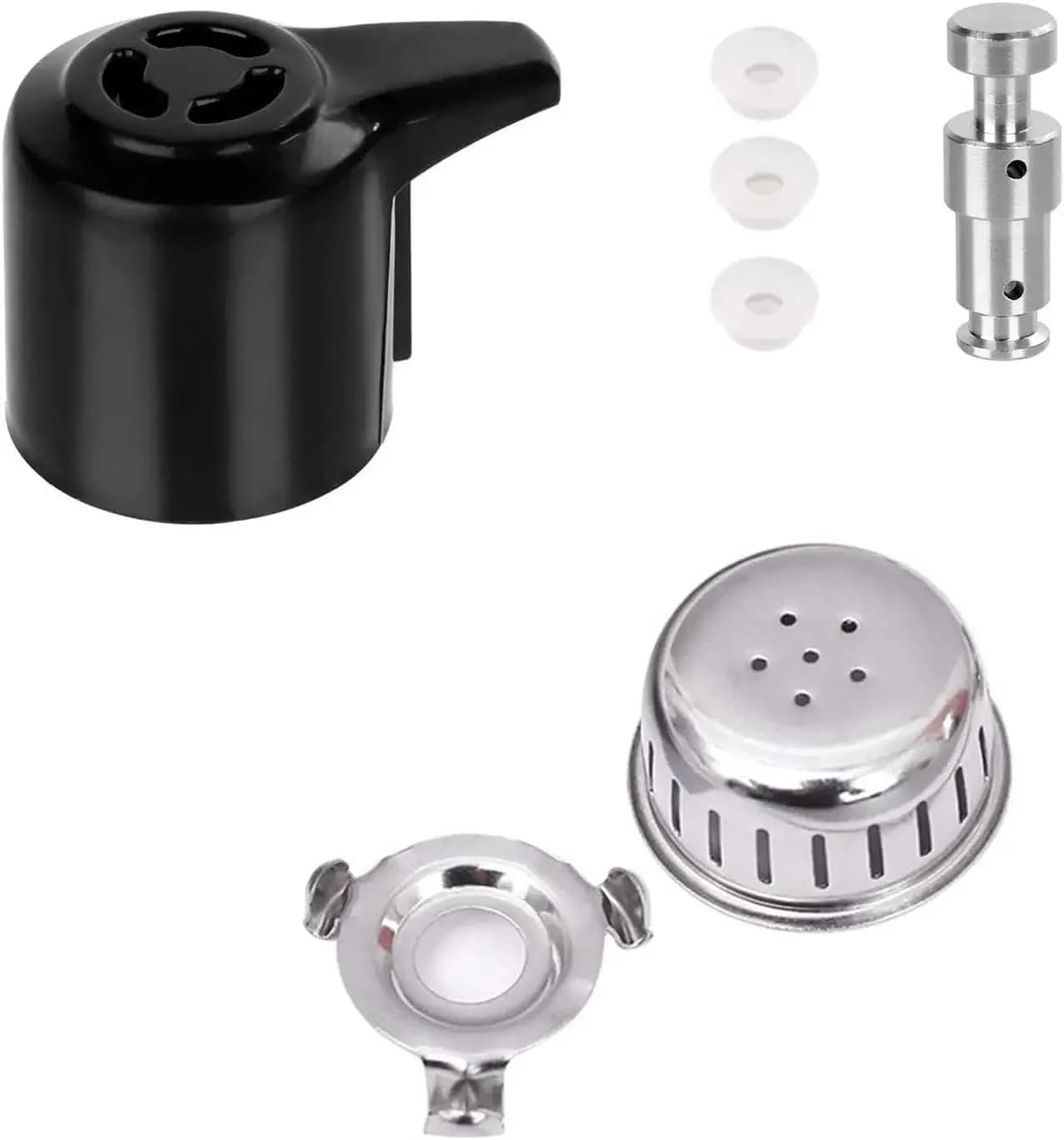 Per Instant Pot Duo/Plus da 3, 5, 6 quart, maniglia per la scarico della vapore, valvola galleggiante originale di ricambio, con 3 coperture in silicone