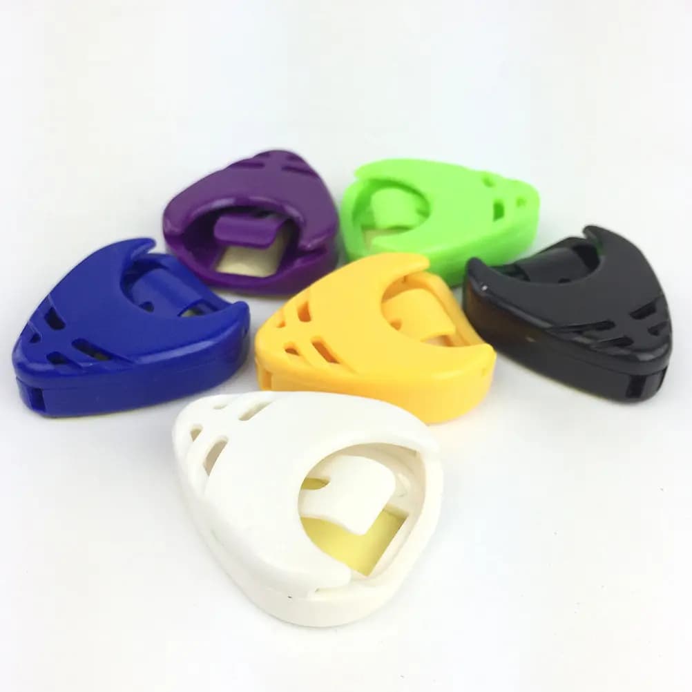 25 Pezzi Contenitori Porta Plettri per Chitarra Acustica, Accessori per la Conservazione di Plettri