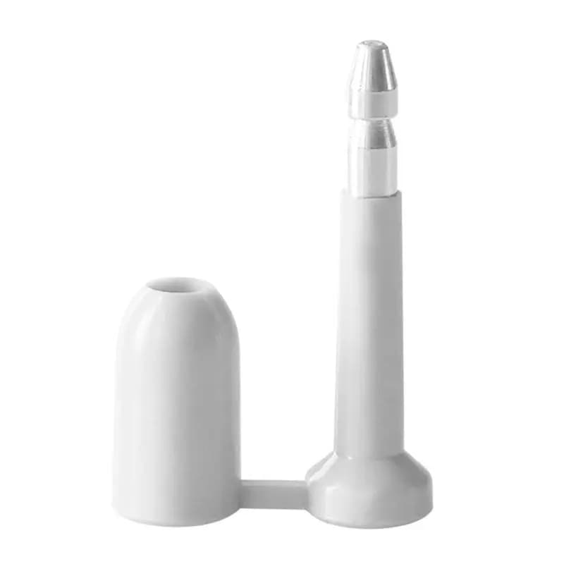 A02M-Container Seal Disposable Lead Seal Self-Locking Metal Cable Ties Lead Seal High Strength For Logistics Sealing White