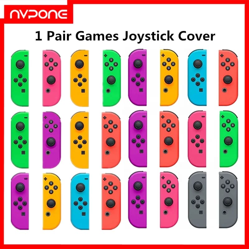 1 paio di giochi Joystick Cover per Nitendo Switch Custodia Joy Con Controller Custodia Shell per Nintendo Switch NS Cover senza viti