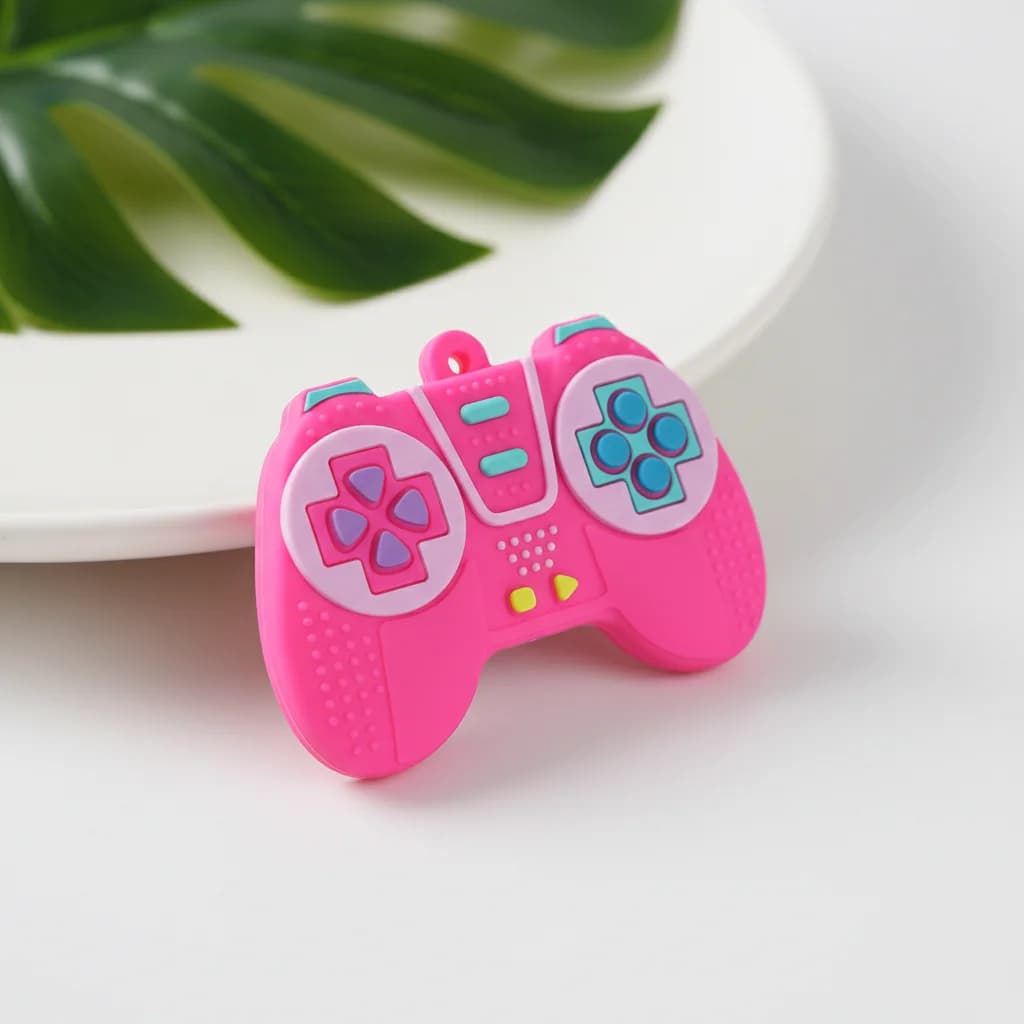 1 Pezzo Giocattolo da Dentizione per Neonati in Silicone a Forma di Controller di Gioco, Massaggiagengive per Bambini 0-6 e 6-12 Mesi, Giocattolo da Masticare Gratuito