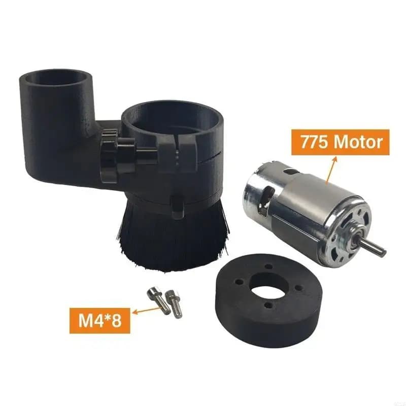 Router Copertura Antipolvere Scarpa 52mm /65mm /80mm Mandrino Per Macchina Per Incidere Pulitore Spazzole Strumenti di Lavorazione Del Legno Copertura Antipolvere