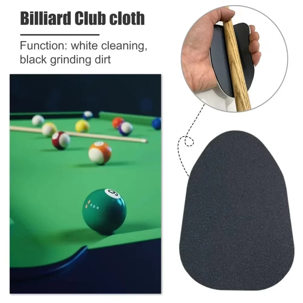 1PC professionale biliardo stecca da biliardo lucidatore pulitore carta smerigliata pulizia biliardo palo da biliardo allenamento accessori per palline da biliardo