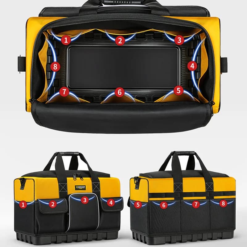 borsa con fondo rigido Borsa per attrezzi organizer con tracolla Borsa per attrezzi Borsa per attrezzi resistente Attrezzo per elettricista impermeabile