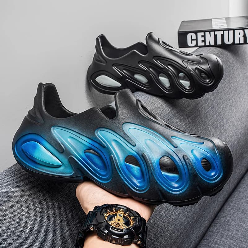 Sandali Acquatici Unisex Traforati per Coppie, Design Monopezzo in EVA, Morbidi e Confortevoli, Ciabatte Estive da Spiaggia