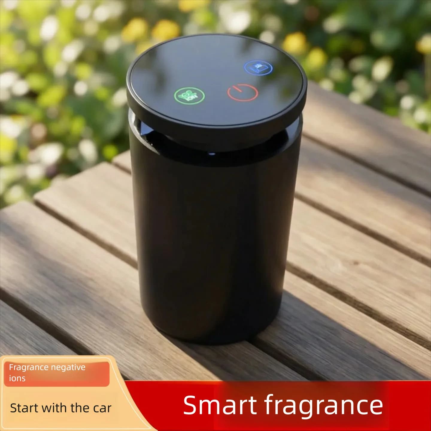 Diffusore di Fragranze Intelligente, Profumatore per Auto, Macchina per Aromaterapia a Ioni Negativi, Bastoncino Profumato, Fragranza a Lunga Durata, per Interni Auto