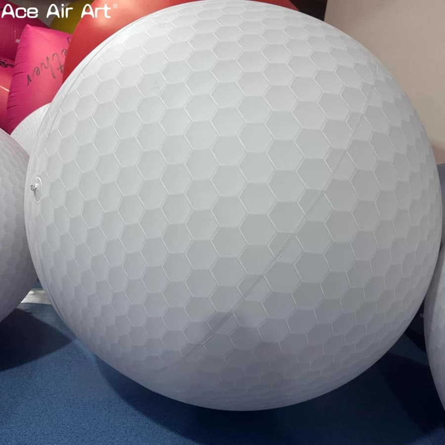 Logo personalizzabile, dimensioni, pallina da golf gonfiabile gigante per la decorazione del campo da golf