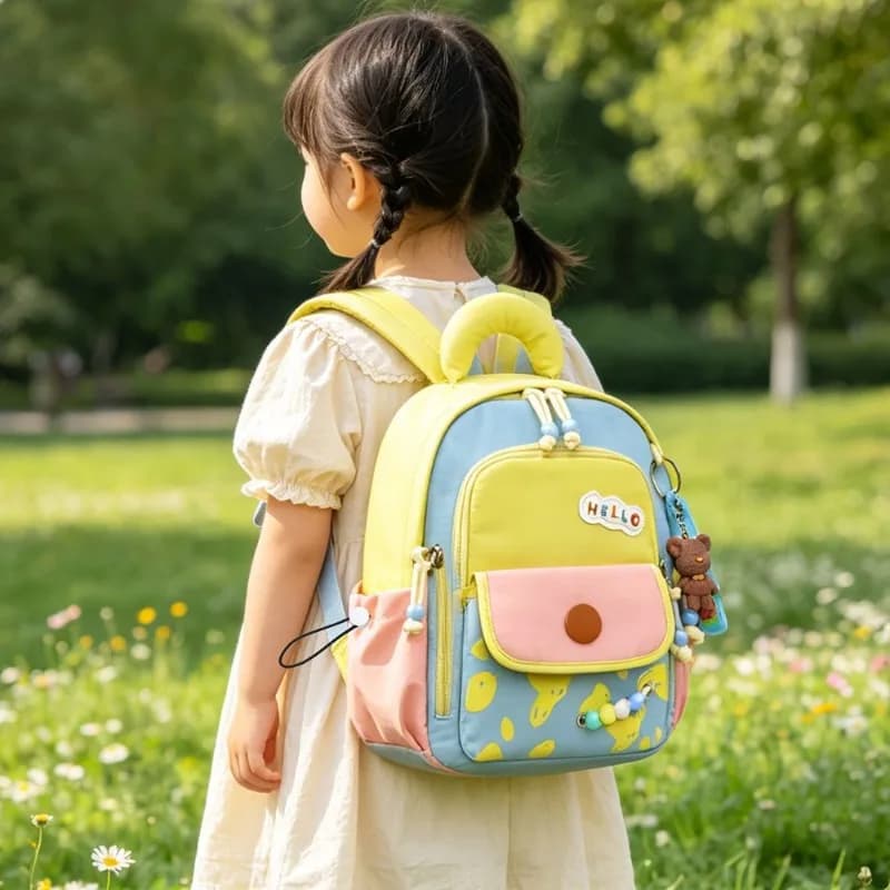 Breathable Kindergarten Toddler Backpack Kids Backpacks for Boy Cute Backpacks Cartoon Backpack School Bags Class Bags for Girl