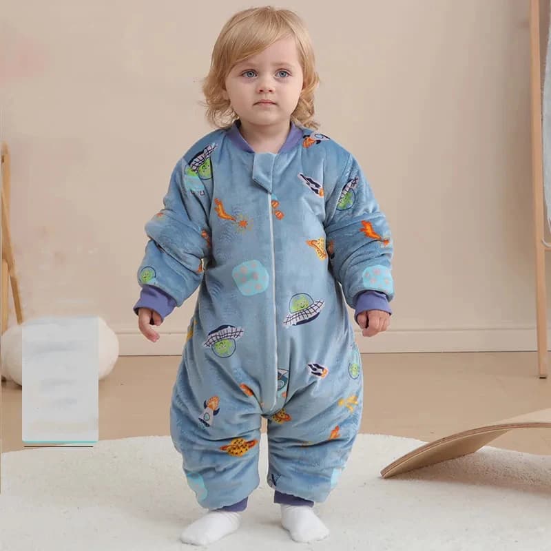 Autumn Winter Warm Cotton Sleeping Bag for Kids Leg Bag Split Clown for Kids thickened cartoon boys girls sleeping bag