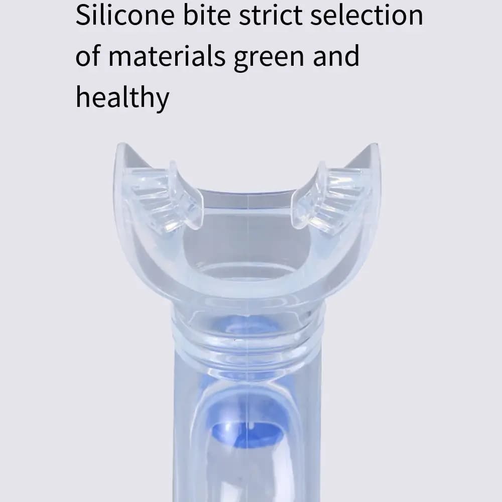 Comodo nuoto, immersioni, tubo di respirazione, staccabile, regolabile, allenamento per il nuoto, snorkeling, morbido silicone, attrezzatura per lo snorkeling