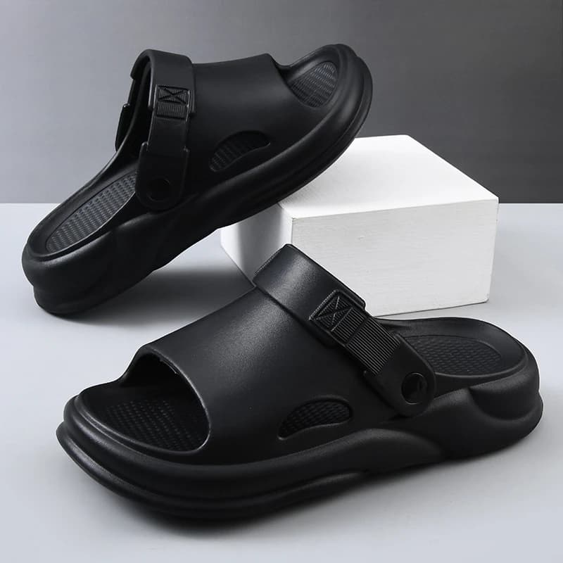Sandali casual alla moda da uomo Sandali scorrevoli traspiranti Sandali scorrevoli versatili bidirezionali per il comfort estivo, per interni ed esterni
