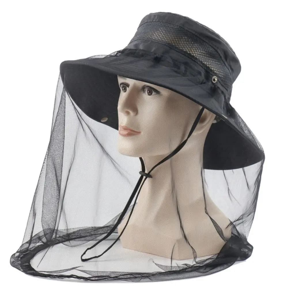 Cap Beekeeping Hat Head Face Protector Anti Mosquito Mosquito Net Hat Outdoor Fishing Sun Cap Anti Bee Hat Insect Mesh Hat